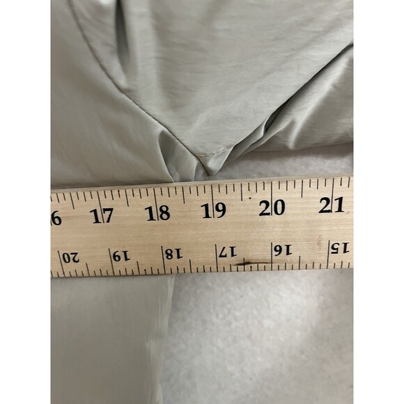 Steve Madden Women's Tan Tie Waist Button Coat Jacket Large - Picture 3 of 10